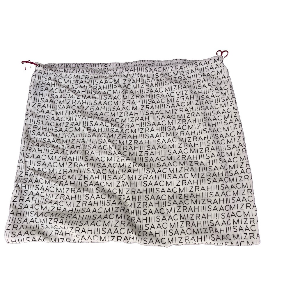 Large Isaac Mizrahi Dust Bag - 21" x 16" Excellent Condition  Cotton Flannel